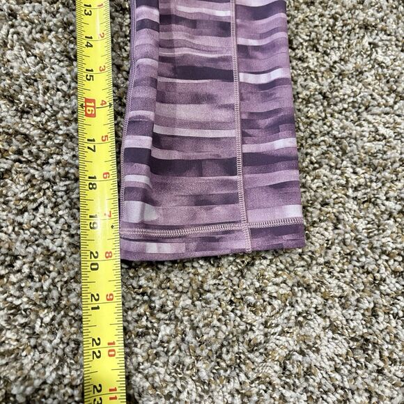 Lululemon Leggings 4 Speed Up Crop Pockets Shadowed Smoked Mulberry - Picture 5 of 11